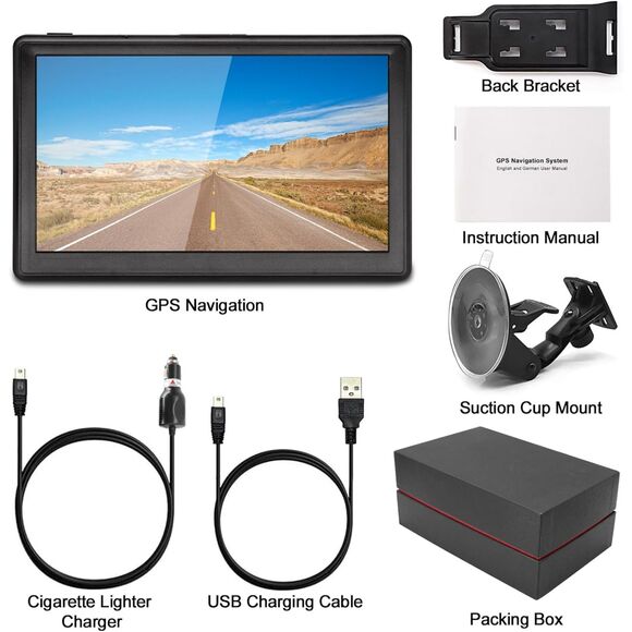 GPS Navigation for Car Truck Navigator - Navigation System with 2023 AmericaCAMX - Picture 3 of 8